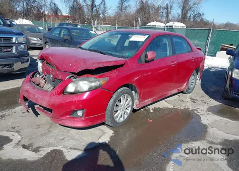 2010 Toyota Corolla S z USA, uszkodzony, nr VIN 2T1BU4EE0AC472098